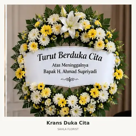 Krans Bunga Duka Tulang Bawang